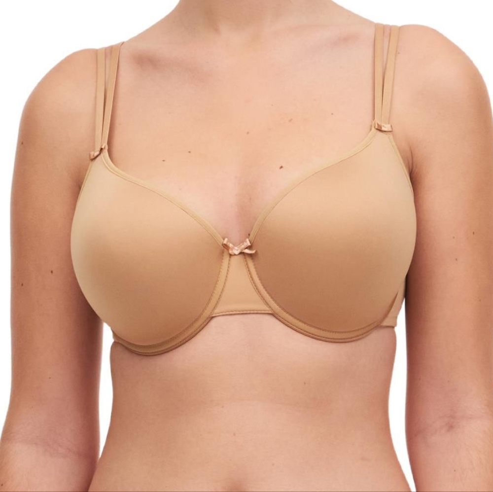 Chantelle Basic Invisible Smooth Support T Shirt Bra Size 32DDD